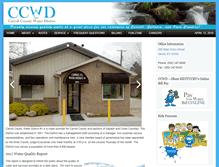 Tablet Screenshot of carrollcountywater.com